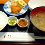 枕崎市「さかなや食堂」でランチを食べる