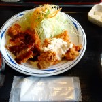 Wチキンランチ安くて美味い、熊本県宇城市小川町「洋食屋」